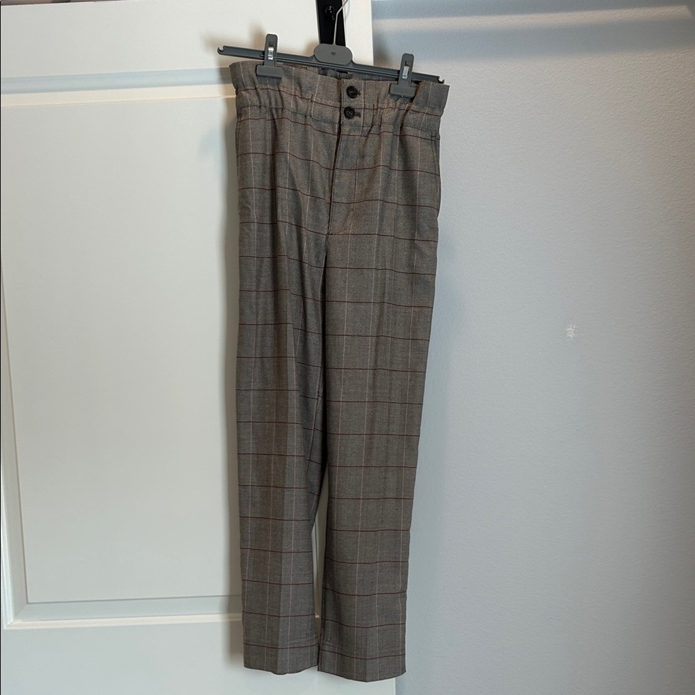 Madewell Plaid Business Casual Pants Size 0